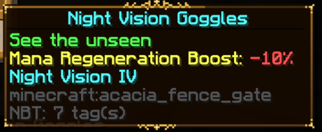 Night Vision Goggles Boosts