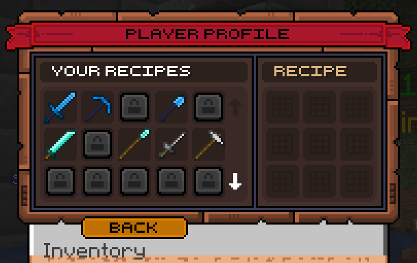 Player Profile Recipes