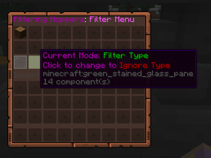 Filtering Hopper GUII
