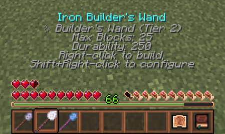 Builder's Wand - Iron - Info