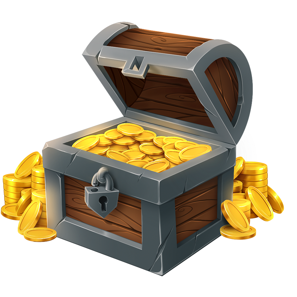 Chest of coins